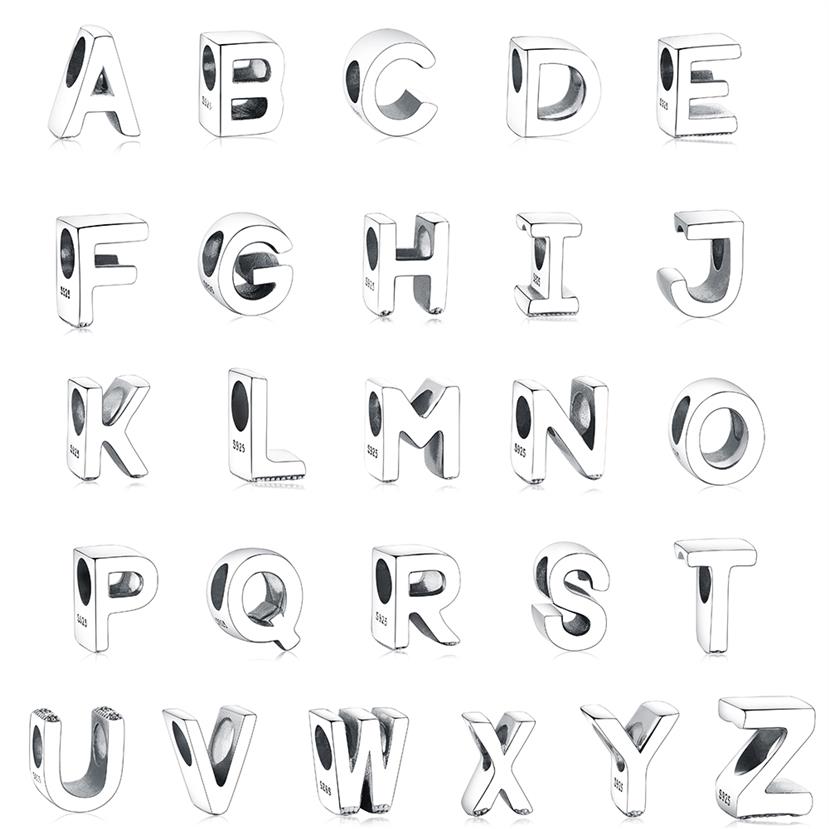 Fit Original Pandora Charms Bracelet 925 Sterling Silver Alphabet Letter A-Z Beads Kralen DIY For Jewelry Making Berloque245A
Fit Original Pandora Charms Bracelet 925 Sterling Silver Alphabet Letter A-Z Beads Kralen DIY For Jewelry Making Berloque245A