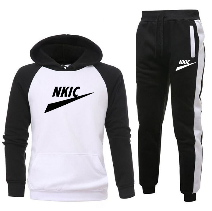 Men's Splice White Black Tracksuit Sportswear Sets Spring Autumn Casual Tracksuits Men 2 Piece Sweatshirt Sweatpants Brand Track Suit Set
Men's Splice White Black Tracksuit Sportswear Sets Spring Autumn Casual Tracksuits Men 2 Piece Sweatshirt Sweatpants Brand Track Suit Set