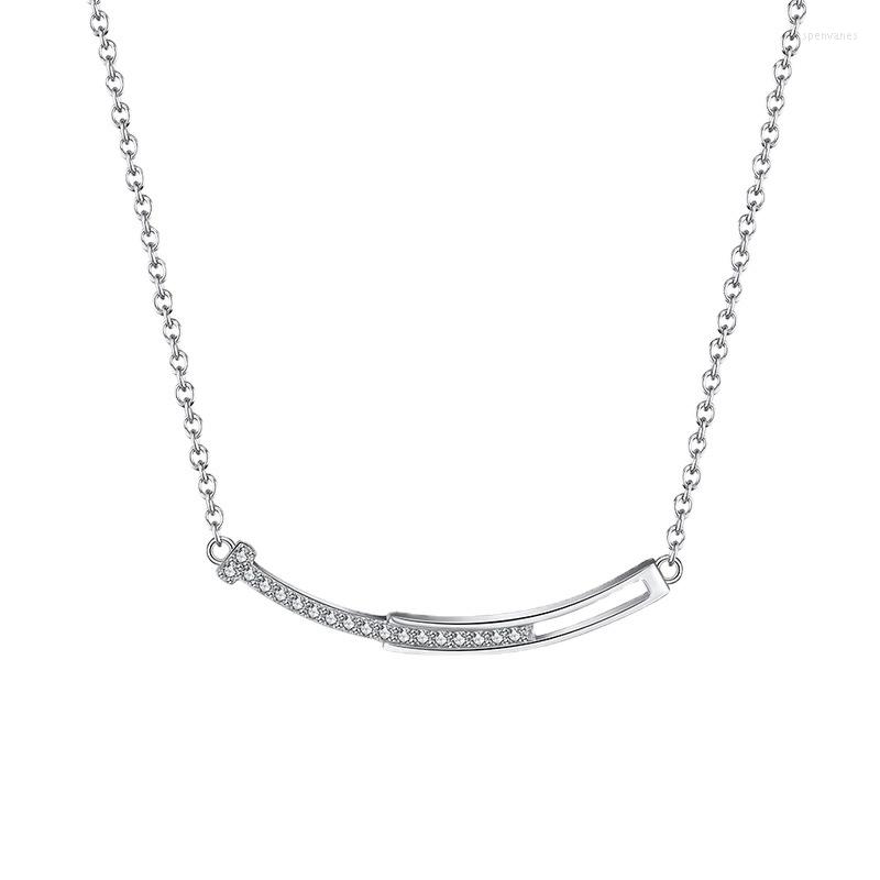 Chains AIYANISHI Smile Necklace For Women 925 Sterling Silver Bar Necklaces Zirconia Jewelry Gift Girl Christmas
Chains AIYANISHI Smile Necklace For Women 925 Sterling Silver Bar Necklaces Zirconia Jewelry Gift Girl Christmas