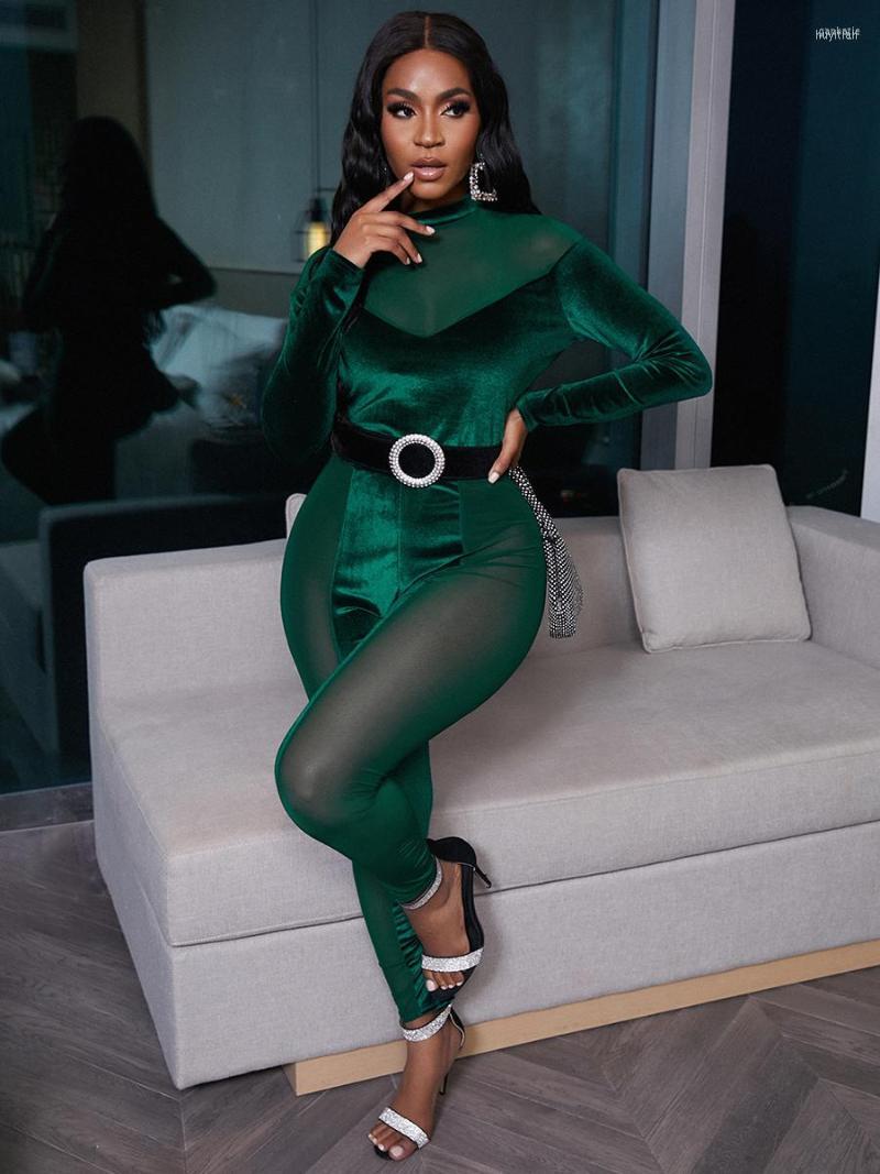 Women' Jumpsuits Women' LW SXY Two Piece Women Velvet Round Neck See-through Patchwork Pants Set Long Sleeve Top And Sheath Trousers, Black
Women' Jumpsuits Women' LW SXY Two Piece Women Velvet Round Neck See-through Patchwork Pants Set Long Sleeve Top And Sheath Trousers, Black