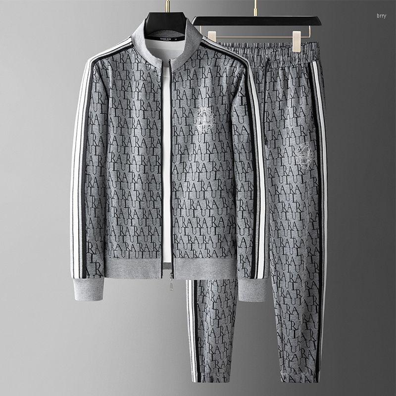 Men's Tracksuits European High-end Gray Cardigan Sweater Men's Suit Simple Clothes Casual Sports Fashion Jacket, Black
Men's Tracksuits European High-end Gray Cardigan Sweater Men's Suit Simple Clothes Casual Sports Fashion Jacket, Black