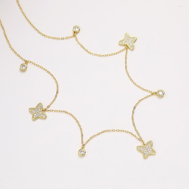 Choker Huitan Ly-designed Gold Color Butterfly Necklace For Women Full Paved Shiny CZ Aesthetic Female Party Jewelry
Choker Huitan Ly-designed Gold Color Butterfly Necklace For Women Full Paved Shiny CZ Aesthetic Female Party Jewelry