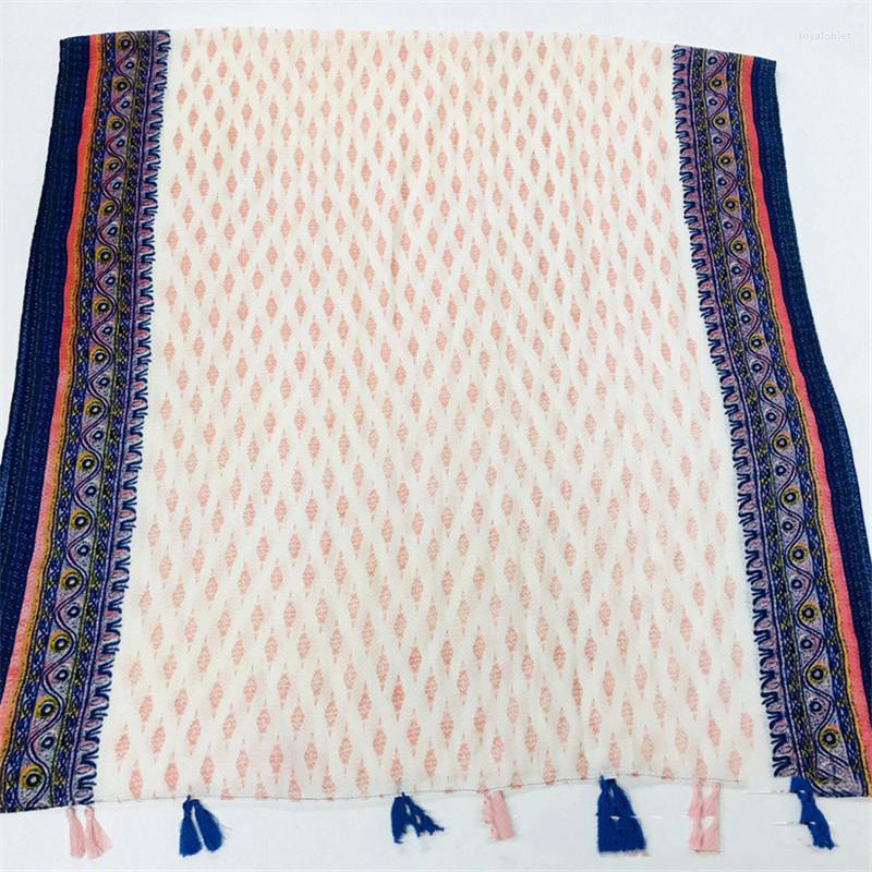 Scarves Women Floral Print Scarf With Tassel Girls Geometric Diamond Female Pink Blue Cape Shawl Wrap Long AL250S
Scarves Women Floral Print Scarf With Tassel Girls Geometric Diamond Female Pink Blue Cape Shawl Wrap Long AL250S