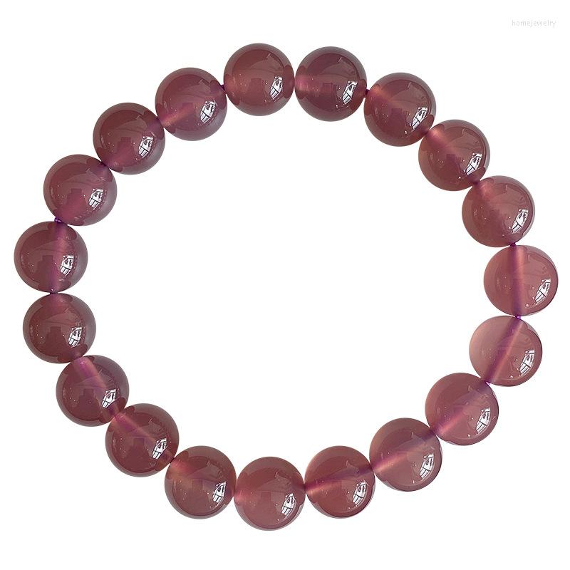 Strand Wholesale Purple Grey Chalcedony Natural Crystal Bracelet Round Beads Bangle Luck For Women Girl Gift Fashion Jewelry
Strand Wholesale Purple Grey Chalcedony Natural Crystal Bracelet Round Beads Bangle Luck For Women Girl Gift Fashion Jewelry