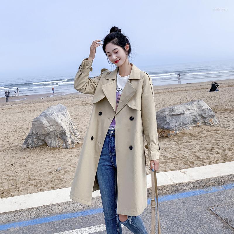 Women's Trench Coats Women Casual Long Coat With Sashes Double Breasted Women's Windbreaker 2022 Chic Office Ladies Outerwear, Khaki
Women's Trench Coats Women Casual Long Coat With Sashes Double Breasted Women's Windbreaker 2022 Chic Office Ladies Outerwear, Khaki