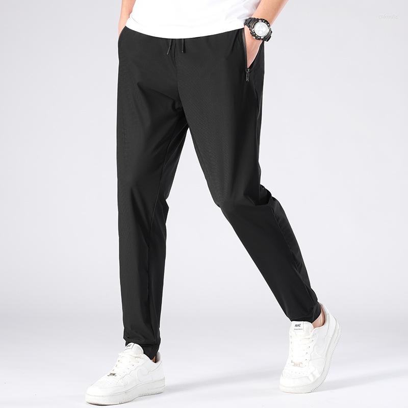 Men's Pants Est Casual Big Men Summer Cool Sweatpants Male Trousers Breathable Elastic Plus Size 8XL 9XL Black, Rib bottom
Men's Pants Est Casual Big Men Summer Cool Sweatpants Male Trousers Breathable Elastic Plus Size 8XL 9XL Black, Rib bottom