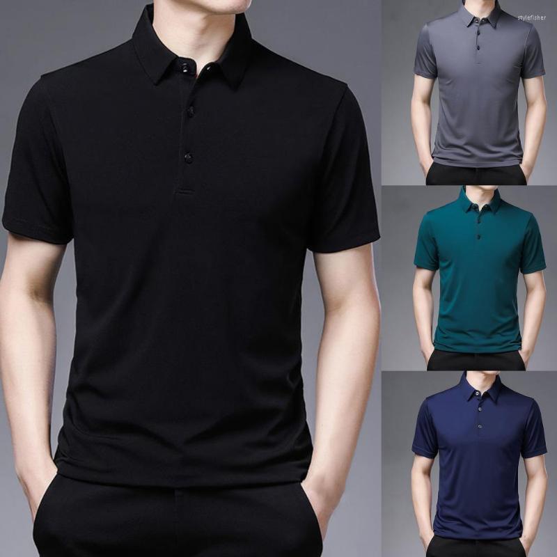 Men's Polos Stylish Men Shirt Buttons Breathable Top Moisture Absorption Lapel, Grey
Men's Polos Stylish Men Shirt Buttons Breathable Top Moisture Absorption Lapel, Grey