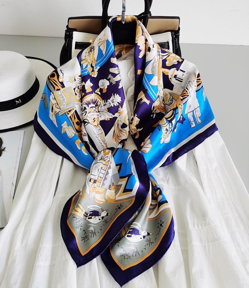 Scarves Women's Pure Silk 12mm Satin Printed Big Square Scarf Wrap Kerchief 108cm 42.5" WJ072
Scarves Women's Pure Silk 12mm Satin Printed Big Square Scarf Wrap Kerchief 108cm 42.5" WJ072