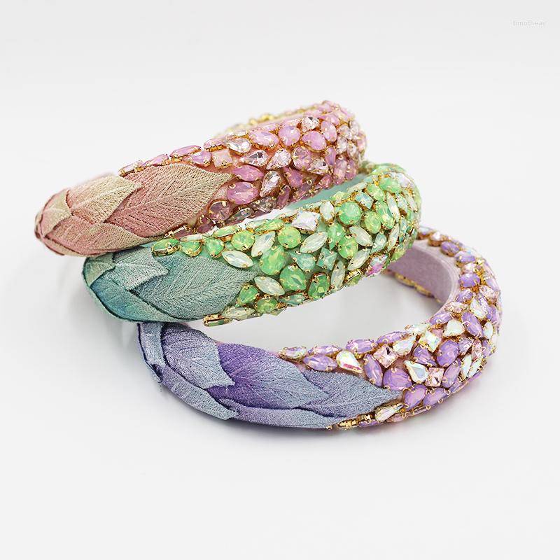 Hair Clips Luxury Sponge Headband With Rhinestone Leaves Fashion Baroque Full Color Accessories 857
Hair Clips Luxury Sponge Headband With Rhinestone Leaves Fashion Baroque Full Color Accessories 857