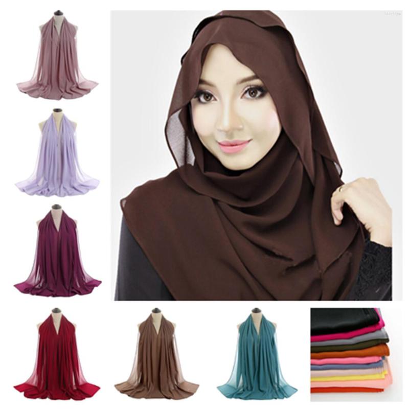 Scarves 1PC 40 Color Women Plain Bubble Chiffon Scarf Hijab Wrap Printe Solid Shawls Headband Muslim Hijabs
Scarves 1PC 40 Color Women Plain Bubble Chiffon Scarf Hijab Wrap Printe Solid Shawls Headband Muslim Hijabs