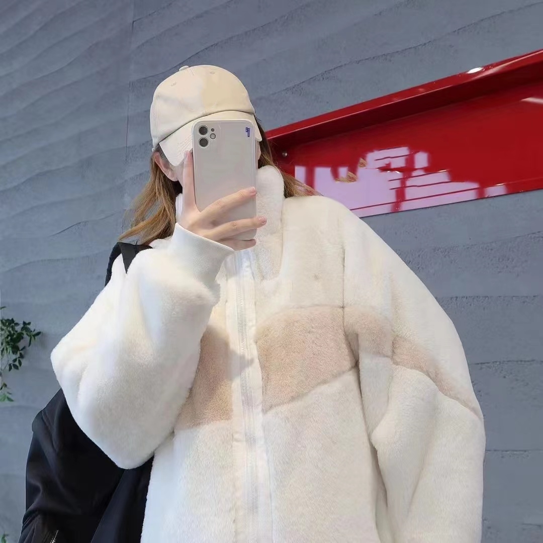 Women' Jackets Winter Fleece Jacket Women Faux Shearling Outerwear Coats Female Suede Fur Coat Men Warm Thickened Lamb Puffer-5A18, Logo
Women' Jackets Winter Fleece Jacket Women Faux Shearling Outerwear Coats Female Suede Fur Coat Men Warm Thickened Lamb Puffer-5A18, Logo