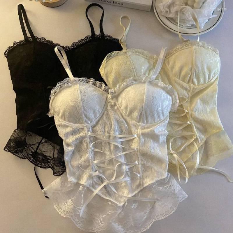 Women's Tanks Y2k Clothes Blouses Sexy Crop Tops Women Corset Lace Bandage T-shirt Camisole Woman Sling Tank Top Fashion Sleeveless, Black
Women's Tanks Y2k Clothes Blouses Sexy Crop Tops Women Corset Lace Bandage T-shirt Camisole Woman Sling Tank Top Fashion Sleeveless, Black