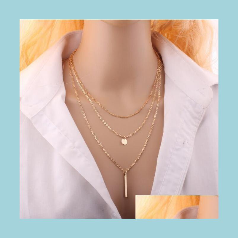 Pendant Necklaces New Arrival Charm Jewelry Women Necklaces Punk Style Pendants Copper Beads Mtilayer Necklace 2Colors Golden Sier N Dhnyi
Pendant Necklaces New Arrival Charm Jewelry Women Necklaces Punk Style Pendants Copper Beads Mtilayer Necklace 2Colors Golden Sier N Dhnyi