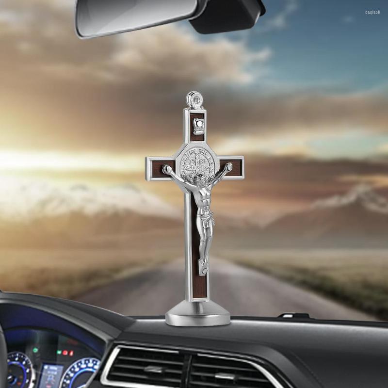 Interior Decorations Fashion Car Ornament Metal Wood Jesus Cross Crucifix Auto Dashboard Decoration Christian Ornaments Accessories
Interior Decorations Fashion Car Ornament Metal Wood Jesus Cross Crucifix Auto Dashboard Decoration Christian Ornaments Accessories