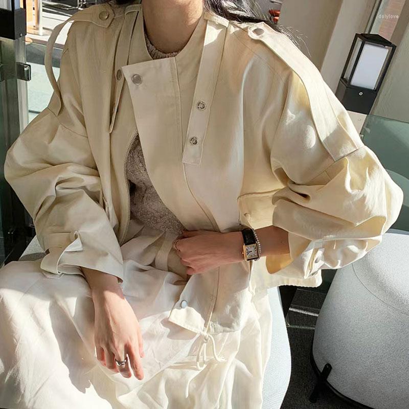 Women's Jackets VANOVICH Autumn French Style Temperament O-neck Zipper Design Loose Casual Puff Sleeve Short Jacket Women's Fashion Coat, Beige
Women's Jackets VANOVICH Autumn French Style Temperament O-neck Zipper Design Loose Casual Puff Sleeve Short Jacket Women's Fashion Coat, Beige