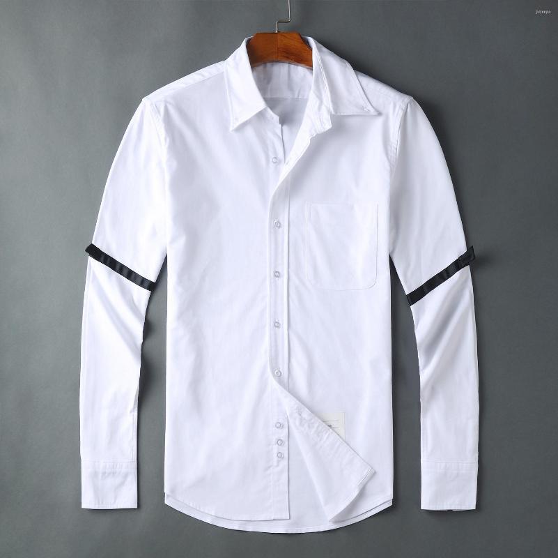 Men' Casual Shirts 2022 Fashion Brand Men Slim Long Sleeve Shirt Black Striped Turn Down Collar Oxford White Men' Clothing
Men' Casual Shirts 2022 Fashion Brand Men Slim Long Sleeve Shirt Black Striped Turn Down Collar Oxford White Men' Clothing