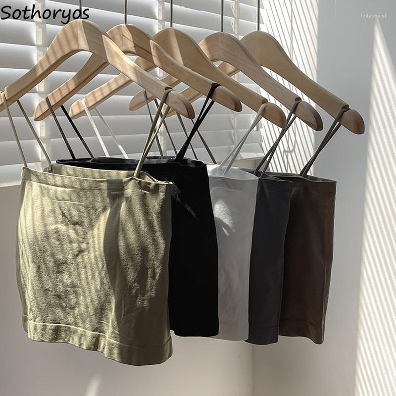 Women's Tanks 5 Colors Sexy Camisoles Women Classic Basic Spaghetti Strap Summer Simple Solid Elegant Stretch Casual With Chest, Black-short style
Women's Tanks 5 Colors Sexy Camisoles Women Classic Basic Spaghetti Strap Summer Simple Solid Elegant Stretch Casual With Chest, Black-short style