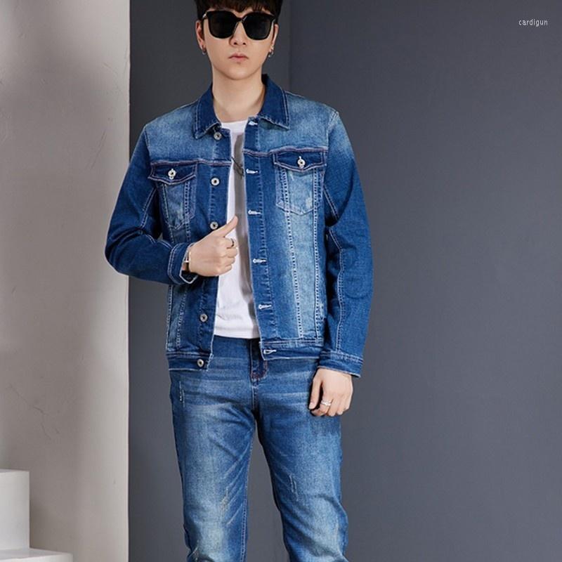 Men's Tracksuits Autumn Denim Sets 2023 Korean Style Turn-Down Collar Single Breasted Slim Jackets Casual Fashion Pants Two-Piece Suit, Blue
Men's Tracksuits Autumn Denim Sets 2023 Korean Style Turn-Down Collar Single Breasted Slim Jackets Casual Fashion Pants Two-Piece Suit, Blue