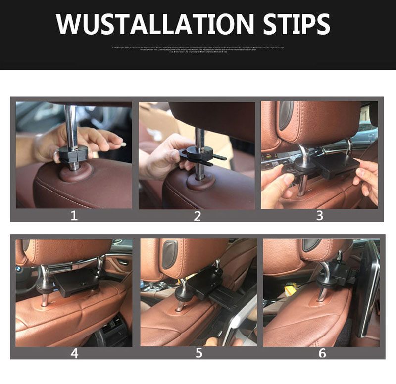 10.1 Inch Car Video TFT Color LCD Headrest Monitors 1024x600 HD Input Radio AV Monitor for Car Multimedia Audio MP5 Player