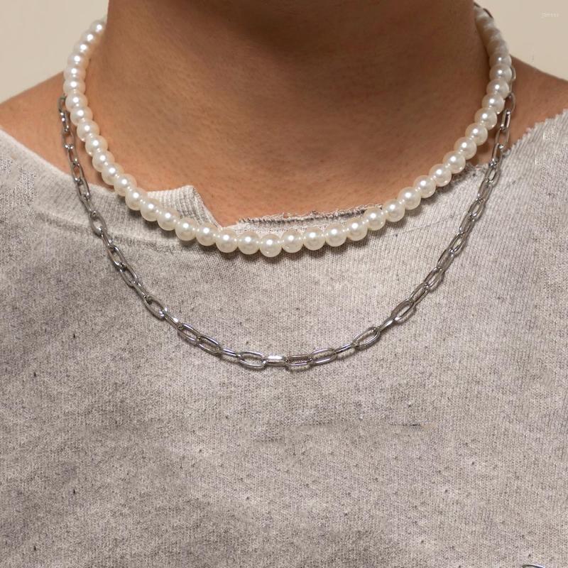 Choker Trendy Pearl Beads Chains Short Necklace Men 2022 Fashion Layered Chain Necklaces Set On Neck Jewelry Accessories Collar
Choker Trendy Pearl Beads Chains Short Necklace Men 2022 Fashion Layered Chain Necklaces Set On Neck Jewelry Accessories Collar