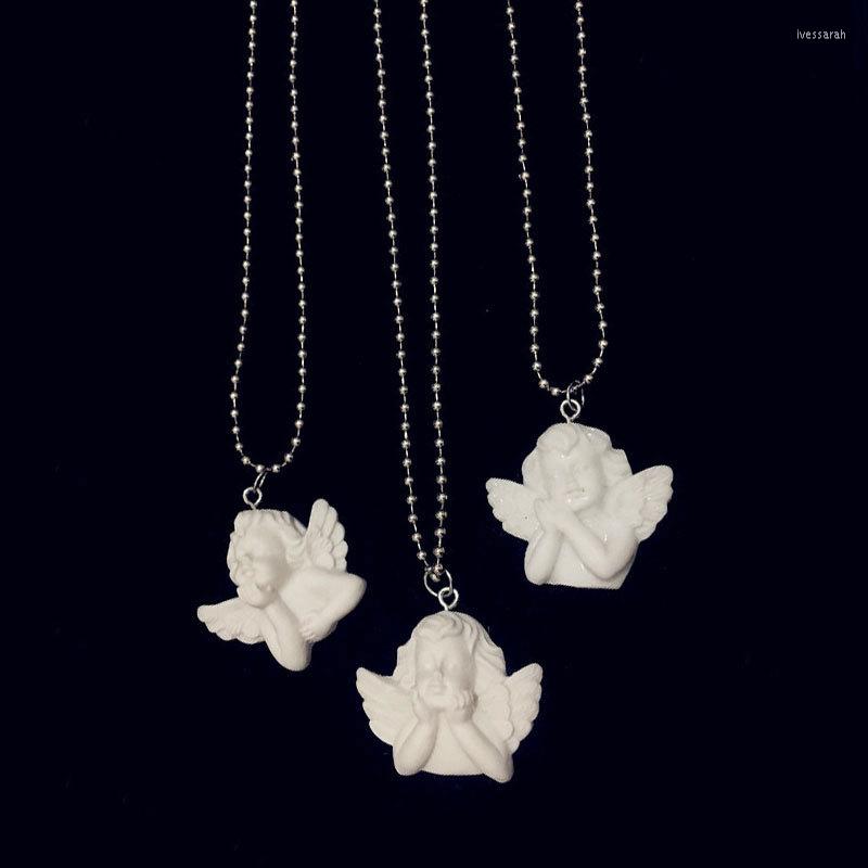 Chains Unique Women Pendant Necklace White Baby Shaped Cute Angel Cupid Stainless Steel Chain Necklaces Men Kids Gifts
Chains Unique Women Pendant Necklace White Baby Shaped Cute Angel Cupid Stainless Steel Chain Necklaces Men Kids Gifts