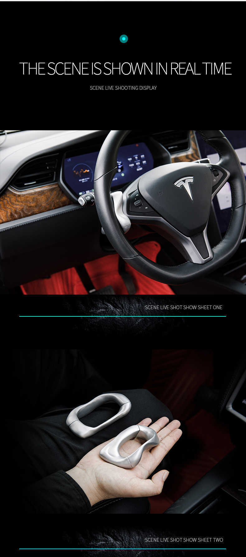 Car Steering Wheel Booster For Tesla Model 3 S X Y Autopilot Counterweight Accessories Ring FSD Automatic Assisted Weight AP