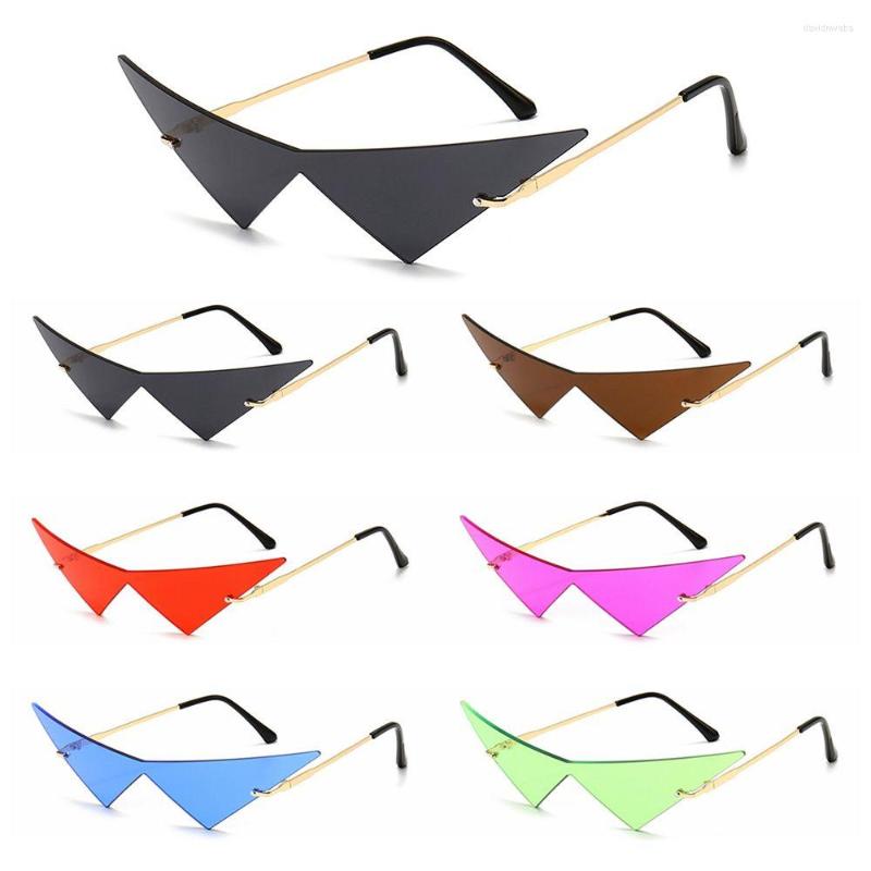 Sunglasses Women Triangle Fashion Oversized One Piece Rimless Sun Glasses Vintage Clear Ocean Lens Eyewear UV400
Sunglasses Women Triangle Fashion Oversized One Piece Rimless Sun Glasses Vintage Clear Ocean Lens Eyewear UV400