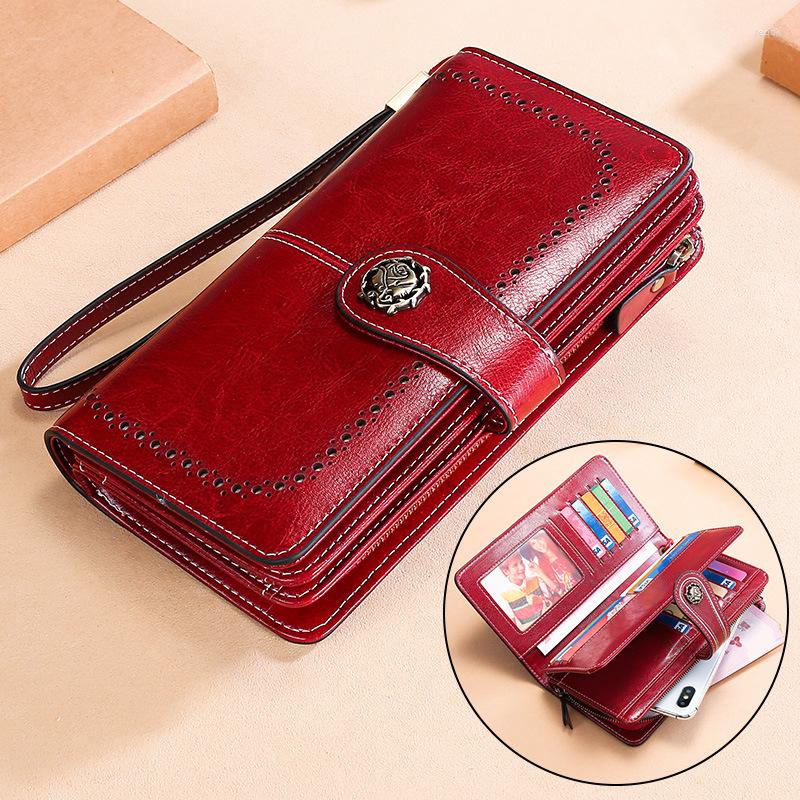 Wallets Large Capacity More Function Long Wallet Rfid Genuine Leather Women's Purses For Women Black Brown Red, 3556 black
Wallets Large Capacity More Function Long Wallet Rfid Genuine Leather Women's Purses For Women Black Brown Red, 3556 black