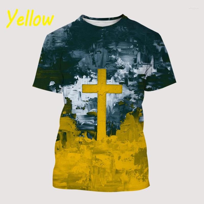 Men's T Shirts 2022 Summer Fashion Christian Cross Jesus Print 3D Unisex Short Sleeve Casual Shirt
Men's T Shirts 2022 Summer Fashion Christian Cross Jesus Print 3D Unisex Short Sleeve Casual Shirt