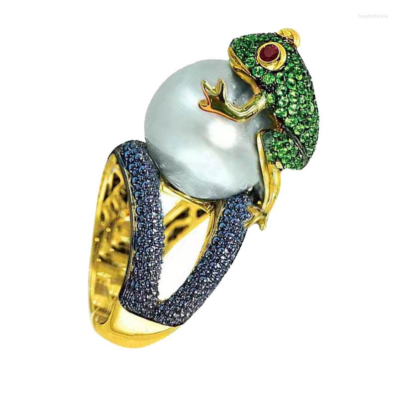 Cluster Rings Fashion Creative Lovely Frog Animal White Simulated Pearl Female Ring For Women Party Jewelry Accessories Size 6- 10
Cluster Rings Fashion Creative Lovely Frog Animal White Simulated Pearl Female Ring For Women Party Jewelry Accessories Size 6- 10