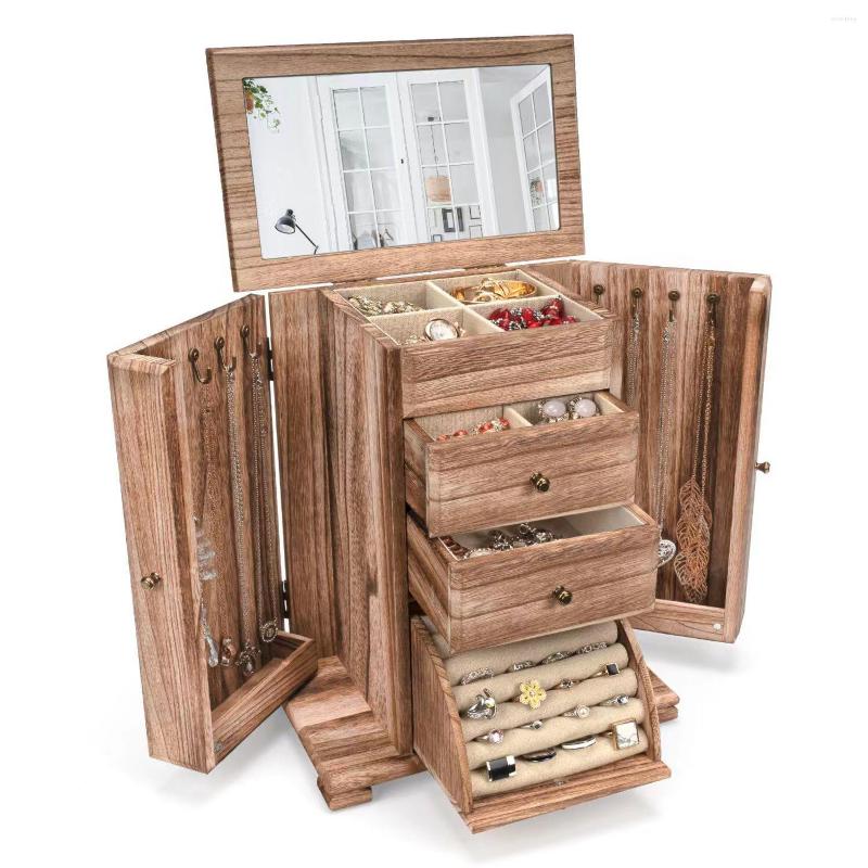 Jewelry Pouches Gift Luxurious Wooden Box Earrings Bracelet Casket Display Organizer
Jewelry Pouches Gift Luxurious Wooden Box Earrings Bracelet Casket Display Organizer