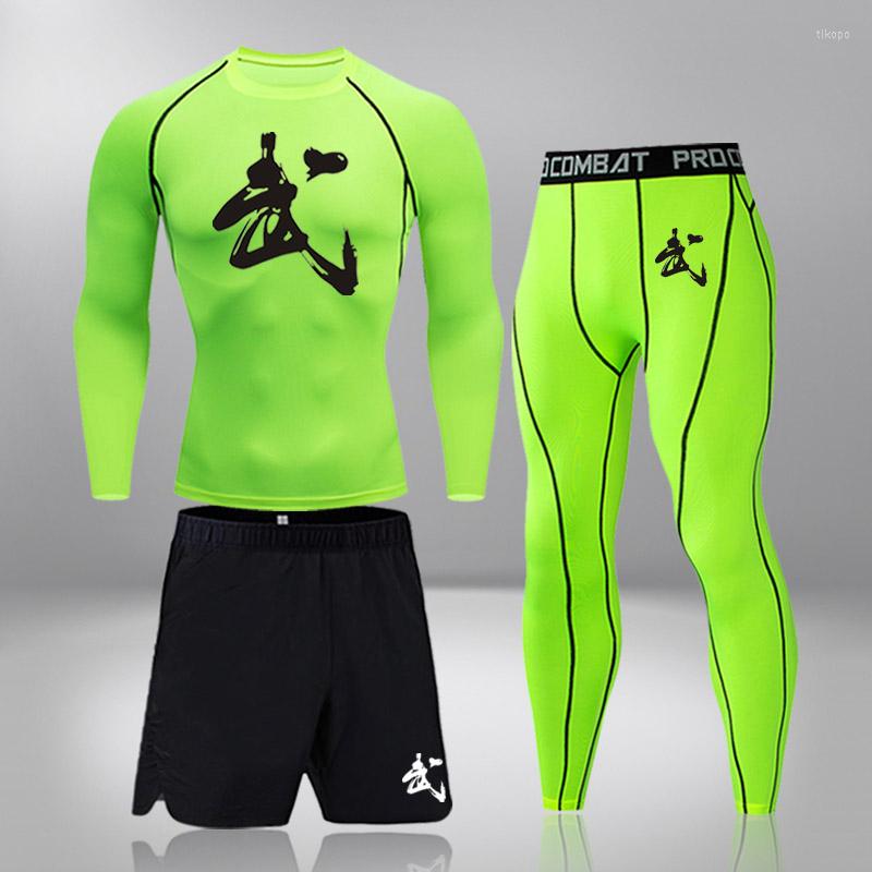 Men' Tracksuits Men' Sportswear Long Sleeve Shirt Athletic Wear Compression Suit Gym Elastic Tracksuit 3 Pcs/Sets Running Fitness, 3-piece long sleeve
Men' Tracksuits Men' Sportswear Long Sleeve Shirt Athletic Wear Compression Suit Gym Elastic Tracksuit 3 Pcs/Sets Running Fitness, 3-piece long sleeve