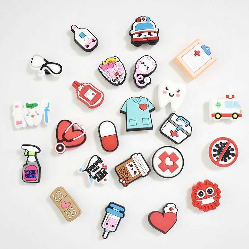 30-200PCS Medical Treatment Charms Cartoon Ambulance Mask Heart Lung Creative DIY Shoe Buckle Accessories Decor for Croc
30-200PCS Medical Treatment Charms Cartoon Ambulance Mask Heart Lung Creative DIY Shoe Buckle Accessories Decor for Croc