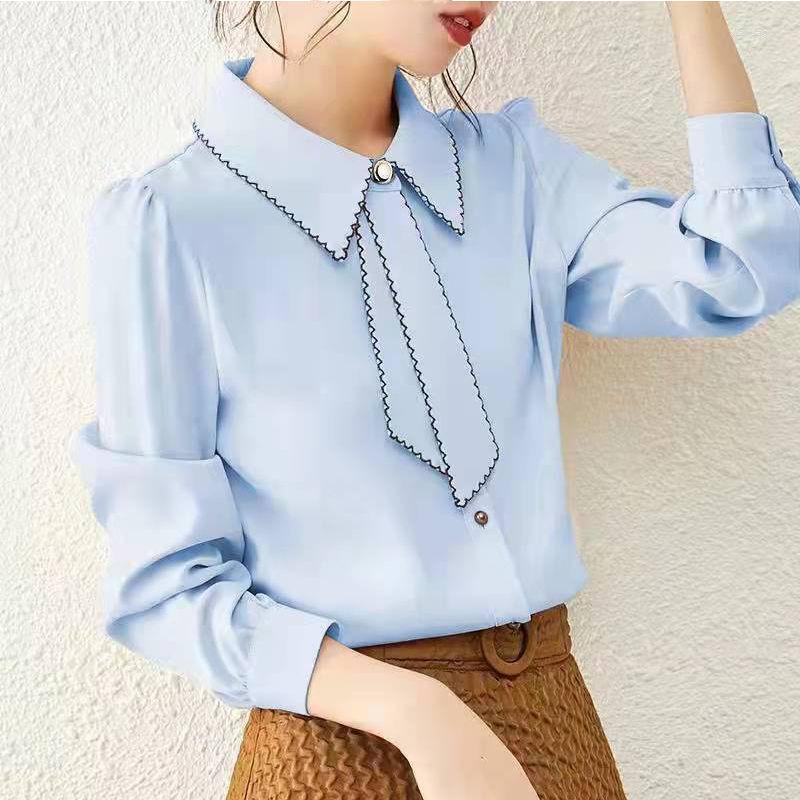 Women' Blouses Office Lady Solid Color Button Casual Shirt Women' Clothing 2022 Commuter Long-sleeve Loose Blouse Tops Vetement Femme, Xingse
Women' Blouses Office Lady Solid Color Button Casual Shirt Women' Clothing 2022 Commuter Long-sleeve Loose Blouse Tops Vetement Femme, Xingse