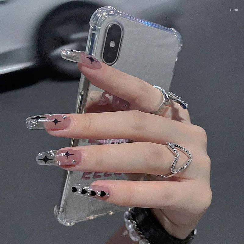 False Nails Super Long Fake Love Heart Print Nail Stickers Glue Type Finished 24 Patch Art
False Nails Super Long Fake Love Heart Print Nail Stickers Glue Type Finished 24 Patch Art