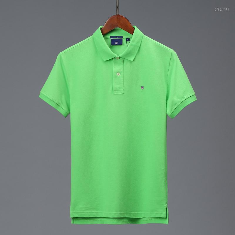 Men' Polos High Quality Gan01 Top Short Sleeve Polo Shirts Summer Cotton Casual Shirt Fashion Homme Embroidered Shie
Men' Polos High Quality Gan01 Top Short Sleeve Polo Shirts Summer Cotton Casual Shirt Fashion Homme Embroidered Shie