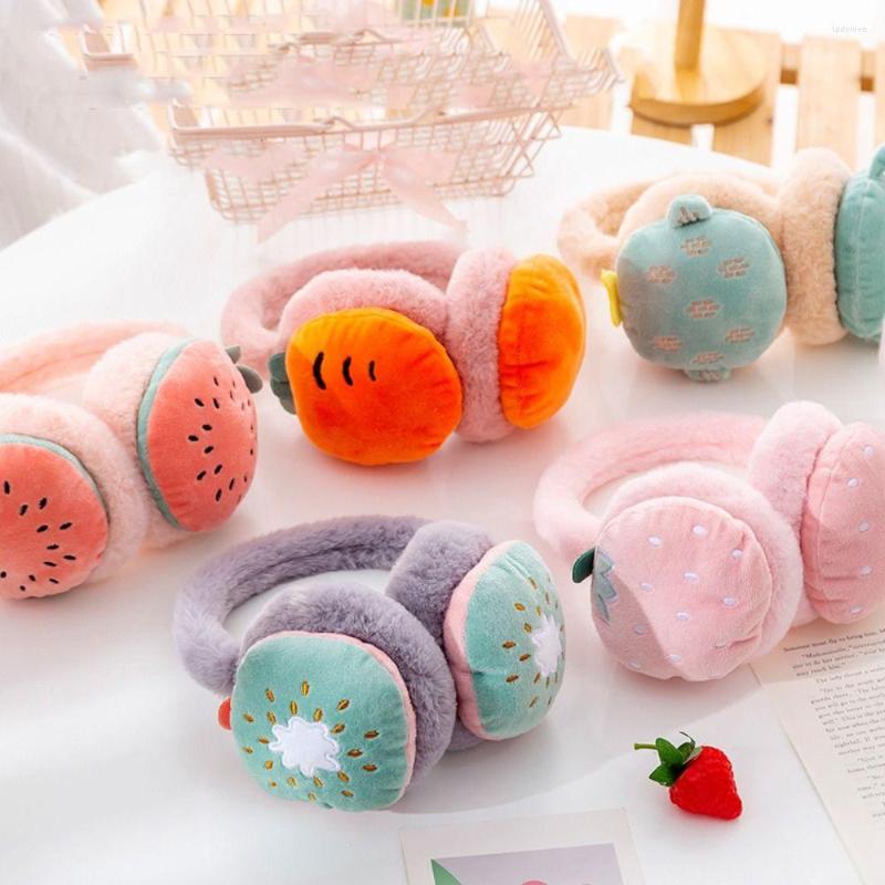 Berets Stuffed Multi Color Plush Thick For Women Lovely Ear Flap Fruit Pattern Earmuffs Children's Earwarmers Cartoon
Berets Stuffed Multi Color Plush Thick For Women Lovely Ear Flap Fruit Pattern Earmuffs Children's Earwarmers Cartoon