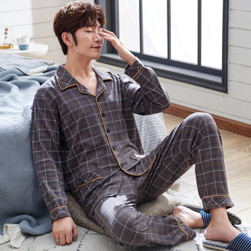 Men's Sleepwear Men's Pajamas Sets Summer Long Sleeve Pants Elastic Waist Male Men Sexy Modern Style Cotton Leisure Nightgown, Khaki
Men's Sleepwear Men's Pajamas Sets Summer Long Sleeve Pants Elastic Waist Male Men Sexy Modern Style Cotton Leisure Nightgown, Khaki