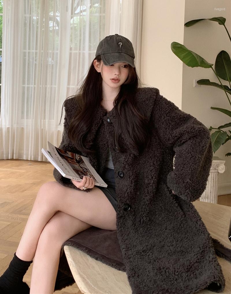 Women' Jackets Winter Lamb Velvet Jacket Women' Clothing 2023 Korean Fashion Slim Wool Coat Female Loose Warm Thicken Long Parka, Auburn
Women' Jackets Winter Lamb Velvet Jacket Women' Clothing 2023 Korean Fashion Slim Wool Coat Female Loose Warm Thicken Long Parka, Auburn