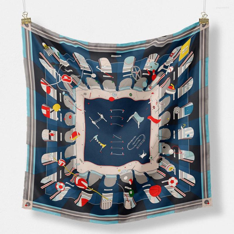 Scarves 100 Twill Silk Scarf Woman Brand Printed Square Luxury Bandana Small Hijab Foulard Lady Tie Headband 53x53CM Neckerchief
Scarves 100 Twill Silk Scarf Woman Brand Printed Square Luxury Bandana Small Hijab Foulard Lady Tie Headband 53x53CM Neckerchief