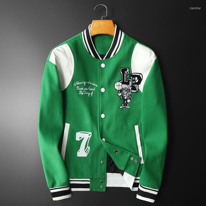 Men's Tracksuits Autumn Winter 2023 European Embroidered High-end Wool Jacket Men's Handsome Baseball Collar Coat 3002 P220, Green
Men's Tracksuits Autumn Winter 2023 European Embroidered High-end Wool Jacket Men's Handsome Baseball Collar Coat 3002 P220, Green