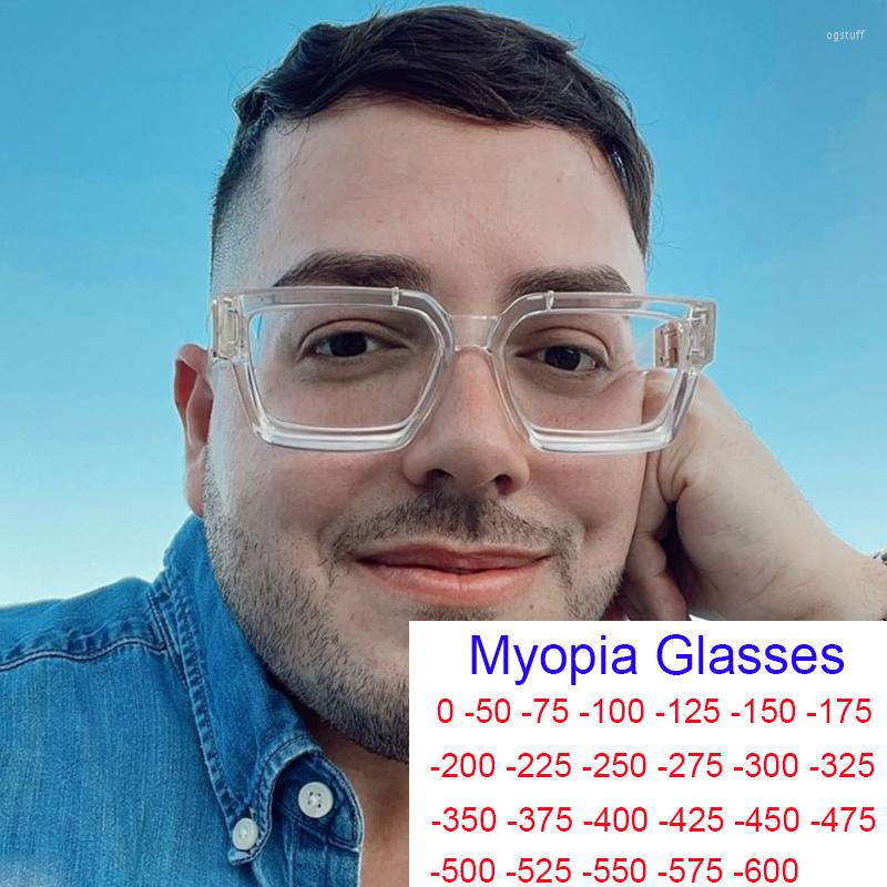 Sunglasses Clear Frame Oversized Square Men's Corrective Glasses Fashion Big Transparent Prescription Myopia -1.75
Sunglasses Clear Frame Oversized Square Men's Corrective Glasses Fashion Big Transparent Prescription Myopia -1.75