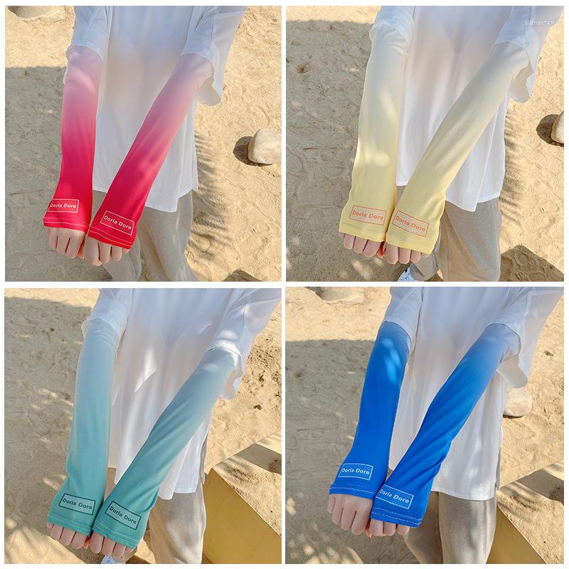 Knee Pads 1Pair Korean Gradient Women Ice Silk Sleeve Sunscreen Cuff Arm Sleeves UV Sun Protect Anti-slip Summer Men Gloves Outdoor Riding, White
Knee Pads 1Pair Korean Gradient Women Ice Silk Sleeve Sunscreen Cuff Arm Sleeves UV Sun Protect Anti-slip Summer Men Gloves Outdoor Riding, White