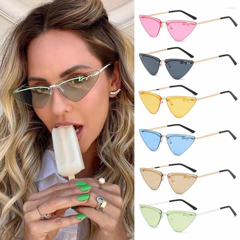 Sunglasses 1Pc Trendy Retro Rimless Triangle Ocean Lens Ladies Shades Eyewear Fashion Women's UV400 Sun Glasses
Sunglasses 1Pc Trendy Retro Rimless Triangle Ocean Lens Ladies Shades Eyewear Fashion Women's UV400 Sun Glasses
