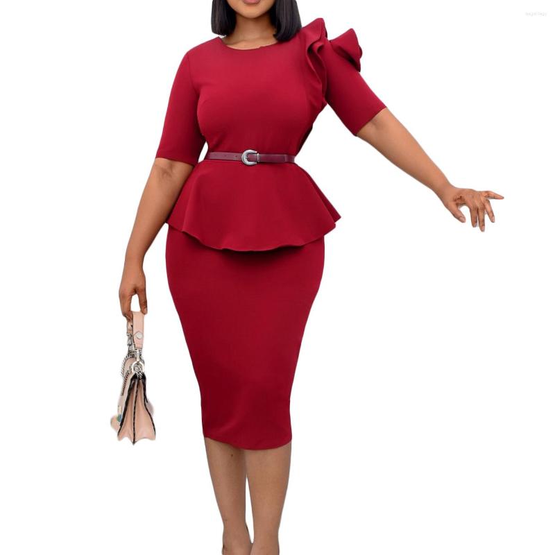 Ethnic Clothing Knee-length Dress African Dresses For Women Summer Short Sleeve Solid Color Clothes S-3XL
Ethnic Clothing Knee-length Dress African Dresses For Women Summer Short Sleeve Solid Color Clothes S-3XL