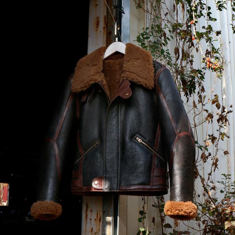 Men's Jackets CDB3-1 Cidu European US Size High Quality Super Warm Genuine Sheep Leather Coat Mens Big B3 Shearling Bomber Merino Fur Jacket, Picture shown
Men's Jackets CDB3-1 Cidu European US Size High Quality Super Warm Genuine Sheep Leather Coat Mens Big B3 Shearling Bomber Merino Fur Jacket, Picture shown
