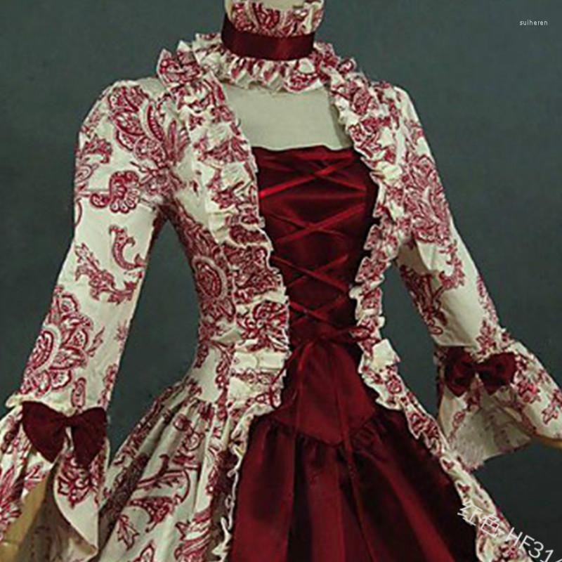 Ethnic Clothing Mandylandy Ball Themed Dress Gothic Cotton Trumpet Sleeves Victorian Period Masquerade Medieval Court
Ethnic Clothing Mandylandy Ball Themed Dress Gothic Cotton Trumpet Sleeves Victorian Period Masquerade Medieval Court