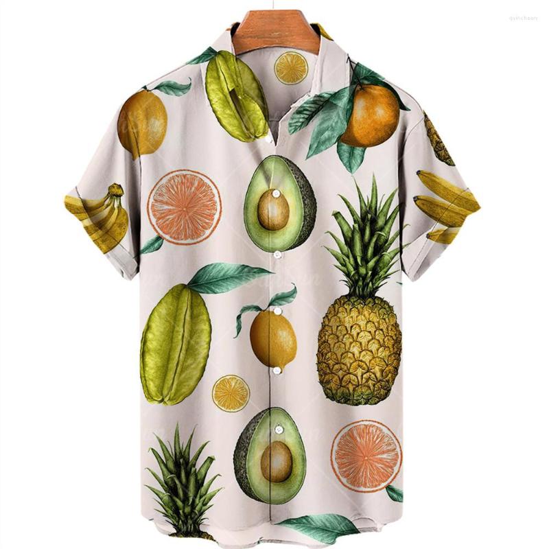 Men' Casual Shirts Men 3d Hawaiian Shirt Beach Fruit Print Top Fashion Short Sleeve Vantage Oversized Summer V-neck Single Breasted, Zm-2577
Men' Casual Shirts Men 3d Hawaiian Shirt Beach Fruit Print Top Fashion Short Sleeve Vantage Oversized Summer V-neck Single Breasted, Zm-2577
