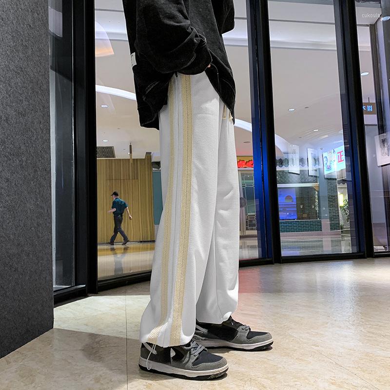 Men's Pants Preppy Style Side Stripe Drawstring Harem Casual Loose Men Baggy Hip Hop Straight Sweatpants Male White Y2k Trousers, Ym g18 hui
Men's Pants Preppy Style Side Stripe Drawstring Harem Casual Loose Men Baggy Hip Hop Straight Sweatpants Male White Y2k Trousers, Ym g18 hui