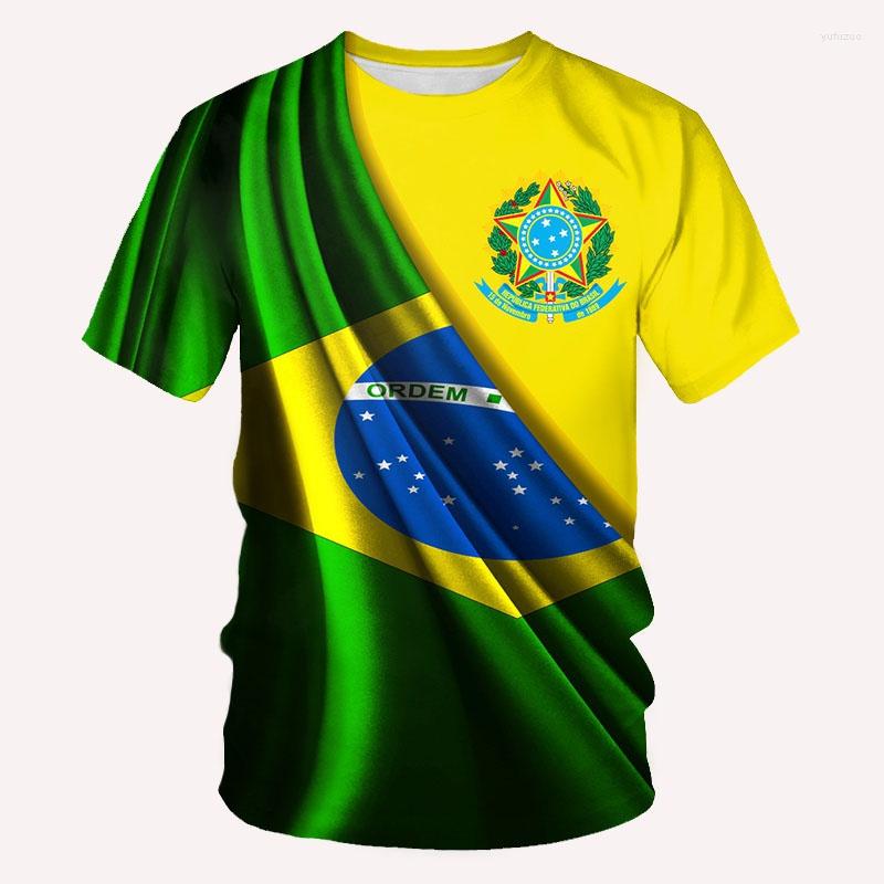 Men's T Shirts Men's T-shirt Fashion Brazil Flag Shirt Men Women Pattern 3d Tshirt Print Short Sleeve Tops Casual National Emblem Tees, T-06
Men's T Shirts Men's T-shirt Fashion Brazil Flag Shirt Men Women Pattern 3d Tshirt Print Short Sleeve Tops Casual National Emblem Tees, T-06